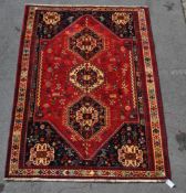 20TH CENTURY SOUTH WEST PERSIAN QASHGAI CARPET