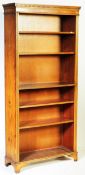 20TH CENTURY REGENCY REVIVAL YEW WOOD BOOKCASE