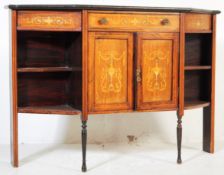 EDWARDIAN INLAID ROSEWOOD SIDEBOARD CREDENZA