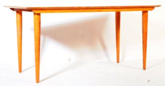 BRITISH MODERN DESIGN - MID CENTURY TEAK DINING TABLE