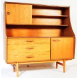 AVALON FURNITURE - MID CENTURY TEAK HIGHBOARD SIDEBOARD