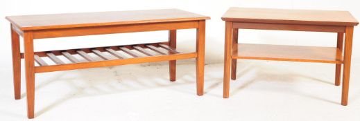 VINTAGE 20TH CENTURY HERBERT GIBBS TEAK COFFEE TABLE