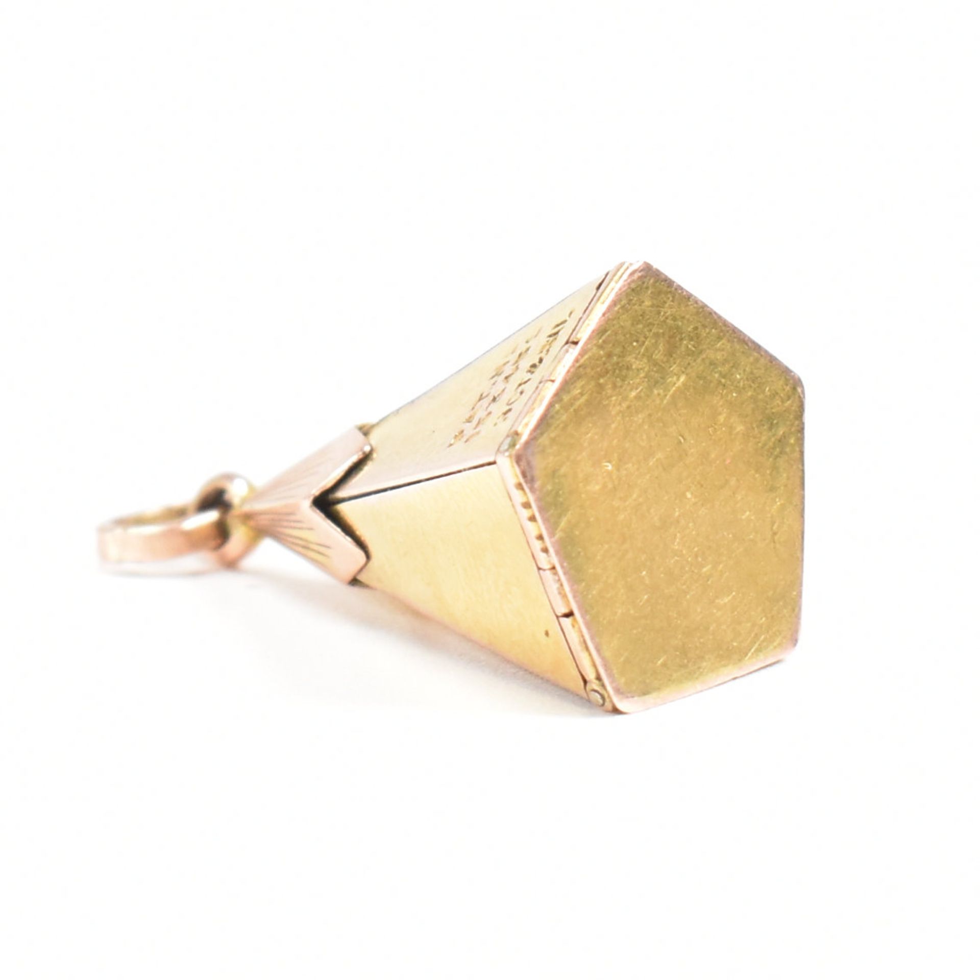 1920S GOLD & SILVER MASONIC PYRAMID METAMORPHIC STAR PENDANT - Bild 3 aus 10