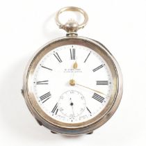 OPEN FACED SILVER 925 H SAMUEL POCKET WATCH