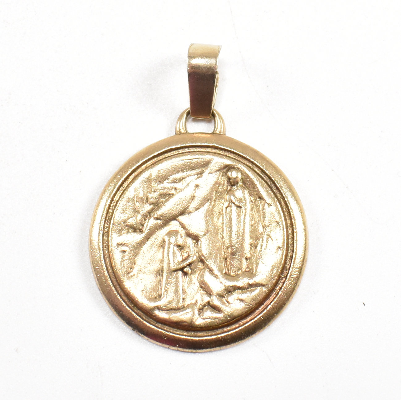 HALLMARKED 9CT GOLD ST CHRISTOPHER NECKLACE PENDANT - Image 2 of 8