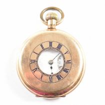 AMERICAN WALTHAM HALF HUNTER POCKET WATCH