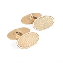 PAIR OF 9CT GOLD CUFFLINKS