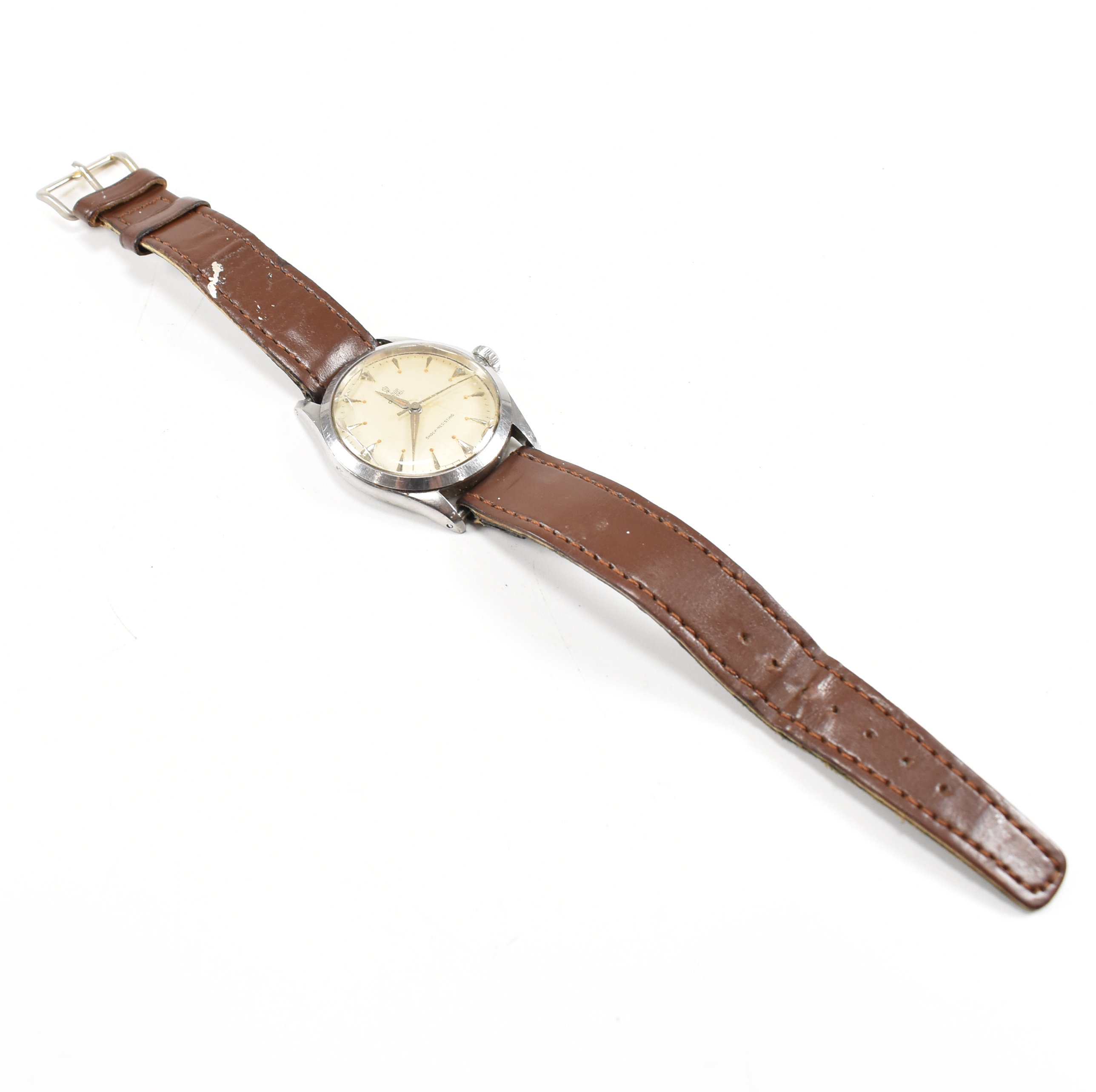MID CENTURY TUDOR OYSTER STAINLESS STEEL WRISTWATCH - Image 5 of 7