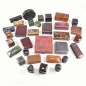 COLLECTION OF JEWELLERY BOXES CASES