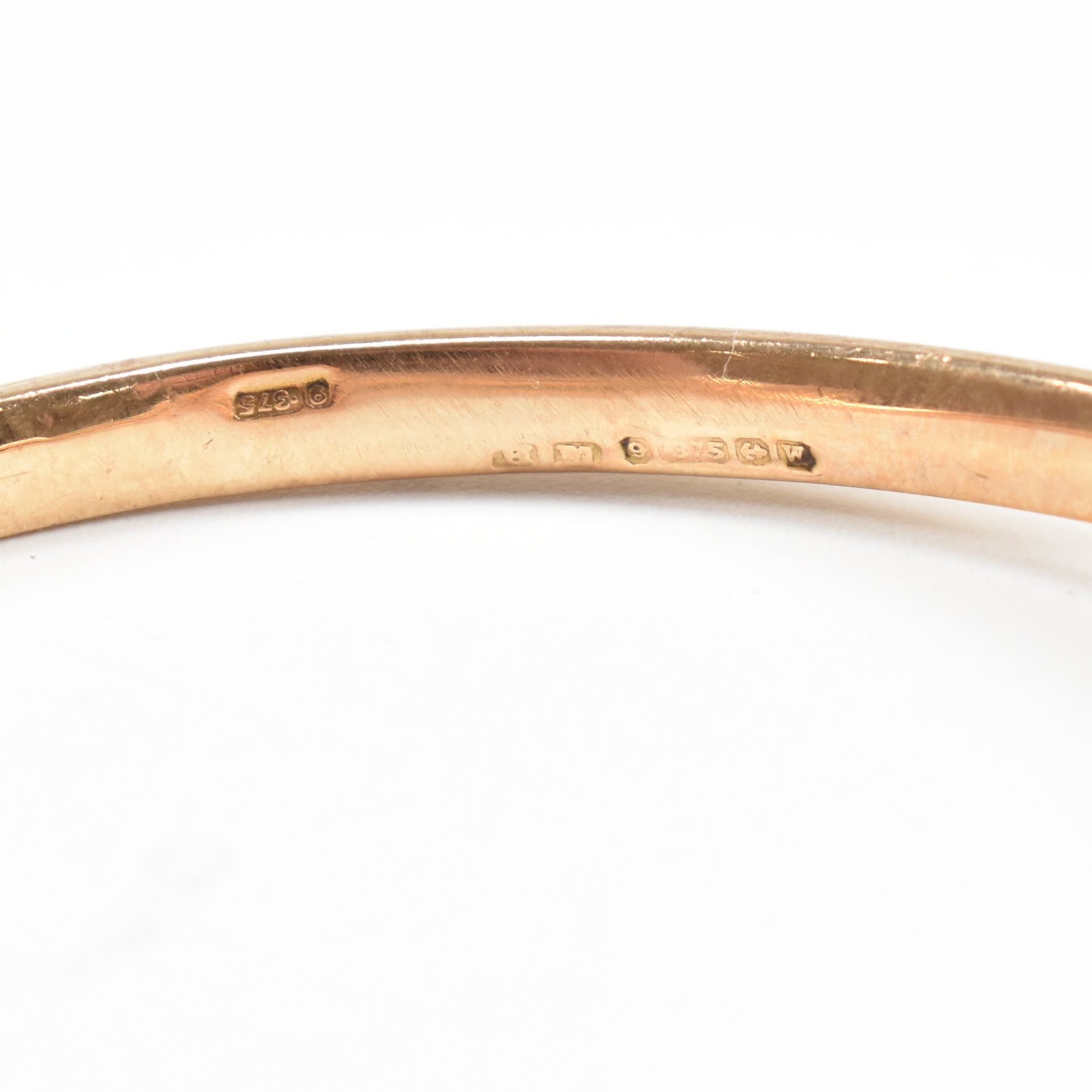 HALLMARKED 9CT GOLD SNAKE BANGLE - Image 10 of 10