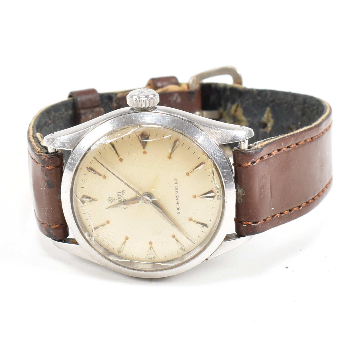 MID CENTURY TUDOR OYSTER STAINLESS STEEL WRISTWATCH - Image 2 of 7