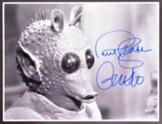 STAR WARS - PAUL BLAKE (GREEDO) - AUTOGRAPHED 16X12" PHOTO