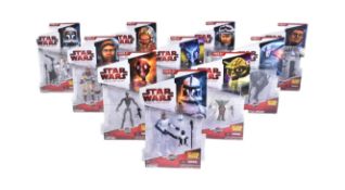 STAR WARS - THE CLONE WARS - HASBRO CARDED ACTION FIGURES
