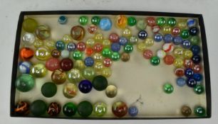 COLLECTION OF 20TH CENTURY COLLECTABLE MARBLES, 103PCS