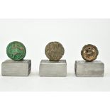 THREE GREEK / ROMAN INSPIRED TOKENS COINS