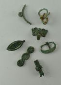 COLLECTION OF SEVEN POSSIBLY ANCIENT ROMAN PIECES