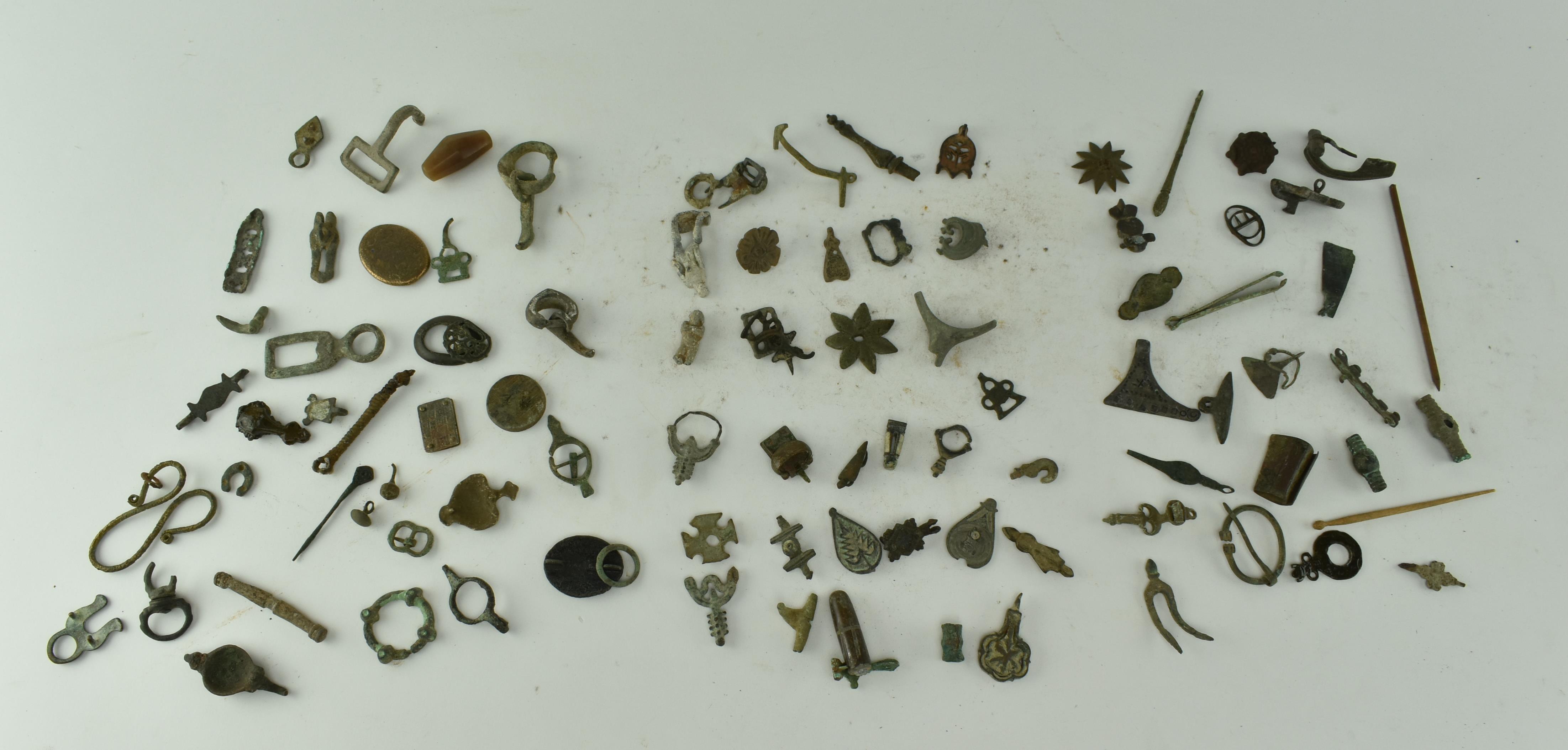 ANCIENT ROMAN / MEDIEVAL BRONZE / COPPER / SOAPSTONE PIECES