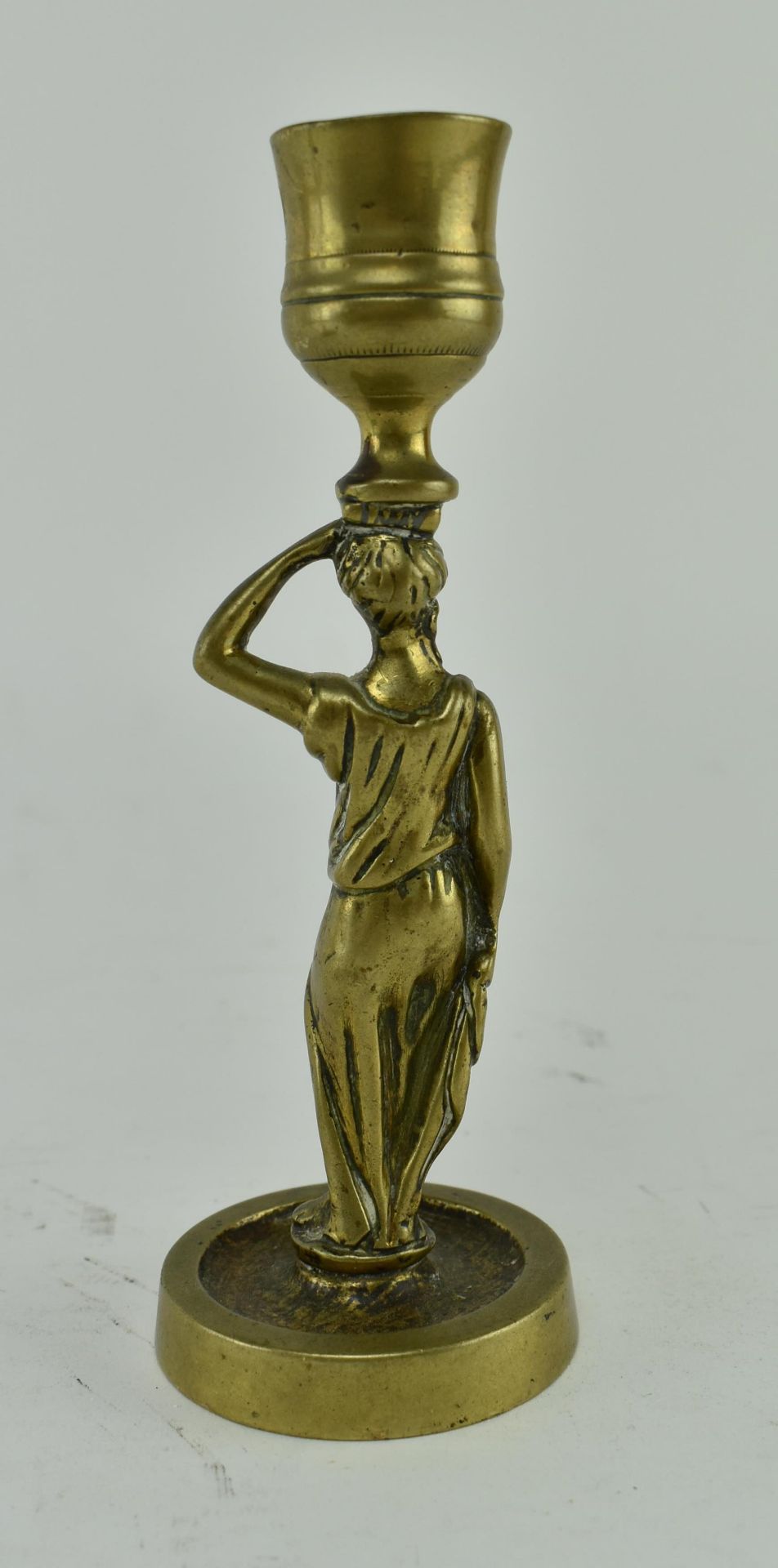 TWO 19TH CENTURY AND LATER EUROPEAN CANDLESTICKS - Image 6 of 7