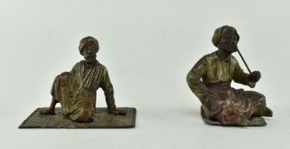 EARLY 20TH CENTURY COLD PAINTED ARAB MEN FIGURINES