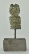 CHINESE ORIENTAL NEPHRITE STATUETTE OF DIGNITARY