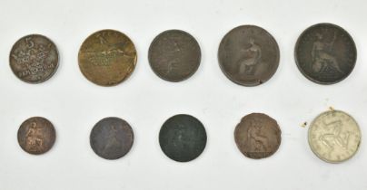 A COLLECTION OF GEORGE III, GEORGE IV & VICTORIA COINS