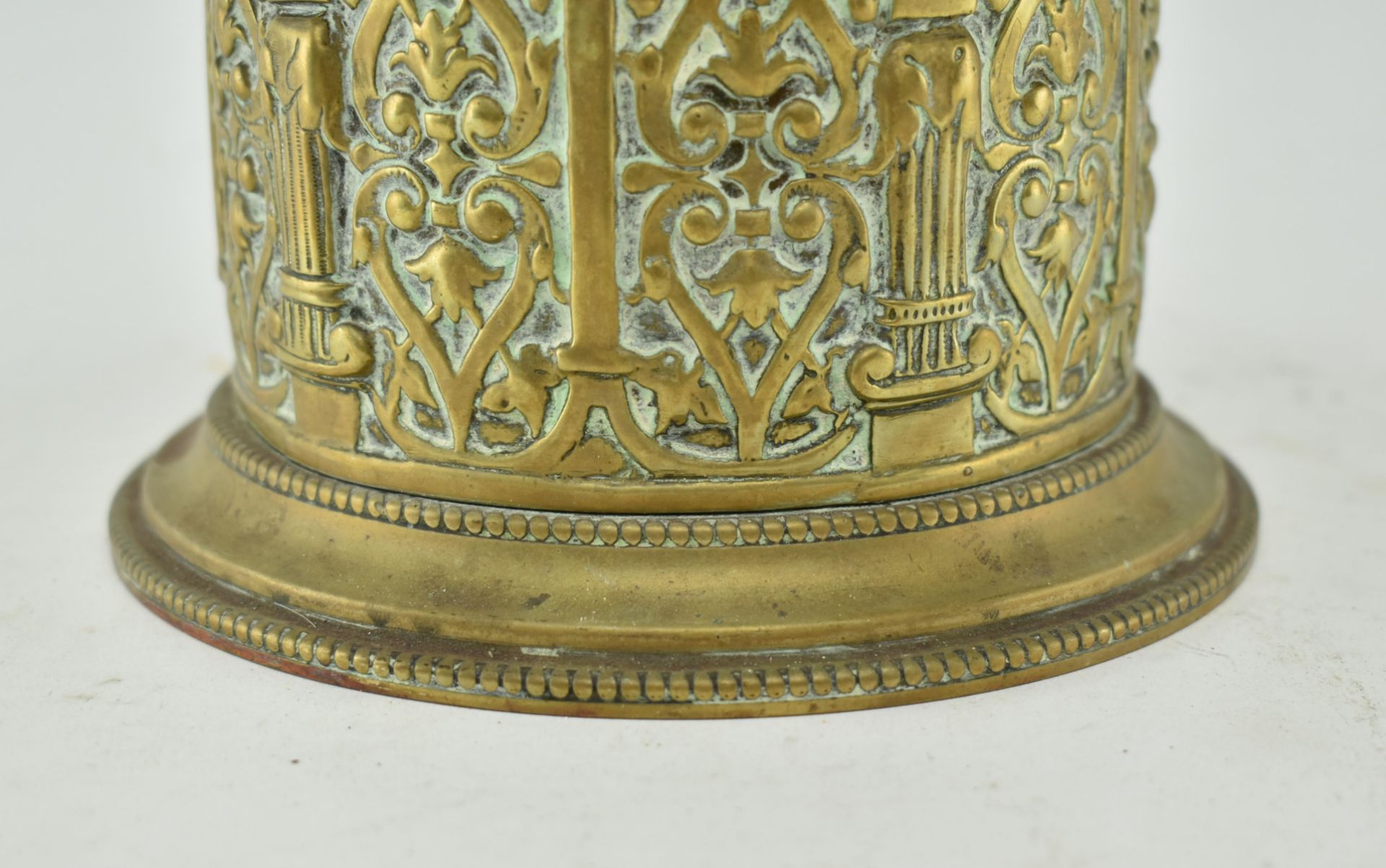 EARLY 20TH CENTURY PERSIAN BRASS TEA CADDY - Image 3 of 8