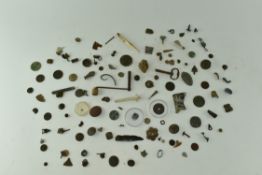 GROUP OF ROMAN/MEDIEVAL METAL DETECTING FIND PIECES
