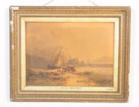 19TH CENTURY FRANZ KRAUSE OIL ON CANVAS PAINTING