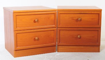 PAIR OF G-PLAN FURNITURE RETRO TEAK BEDSIDE CABINETS