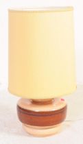 VINTAGE MID 20TH CENTURY WEST GERMAN POTTERY TABLE LAMP