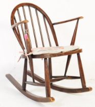 VINTAGE SPINDLE BACK ROCKING CHAIR BY ERCOL