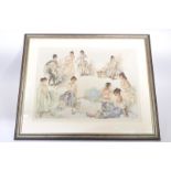 MID 20TH CENTURY RUSSELL FLINT SIGNED PRINT