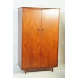 MID CENTURY BUTILUX TEAK DOUBLE WARDROBE