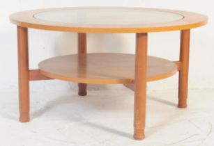 BRITISH MODERN DESIGN - RETRO CIRCULAR COFFEE TABLE