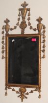 19TH CENTURY FRENCH NEOCLASSICAL GILT WALL MIRROR