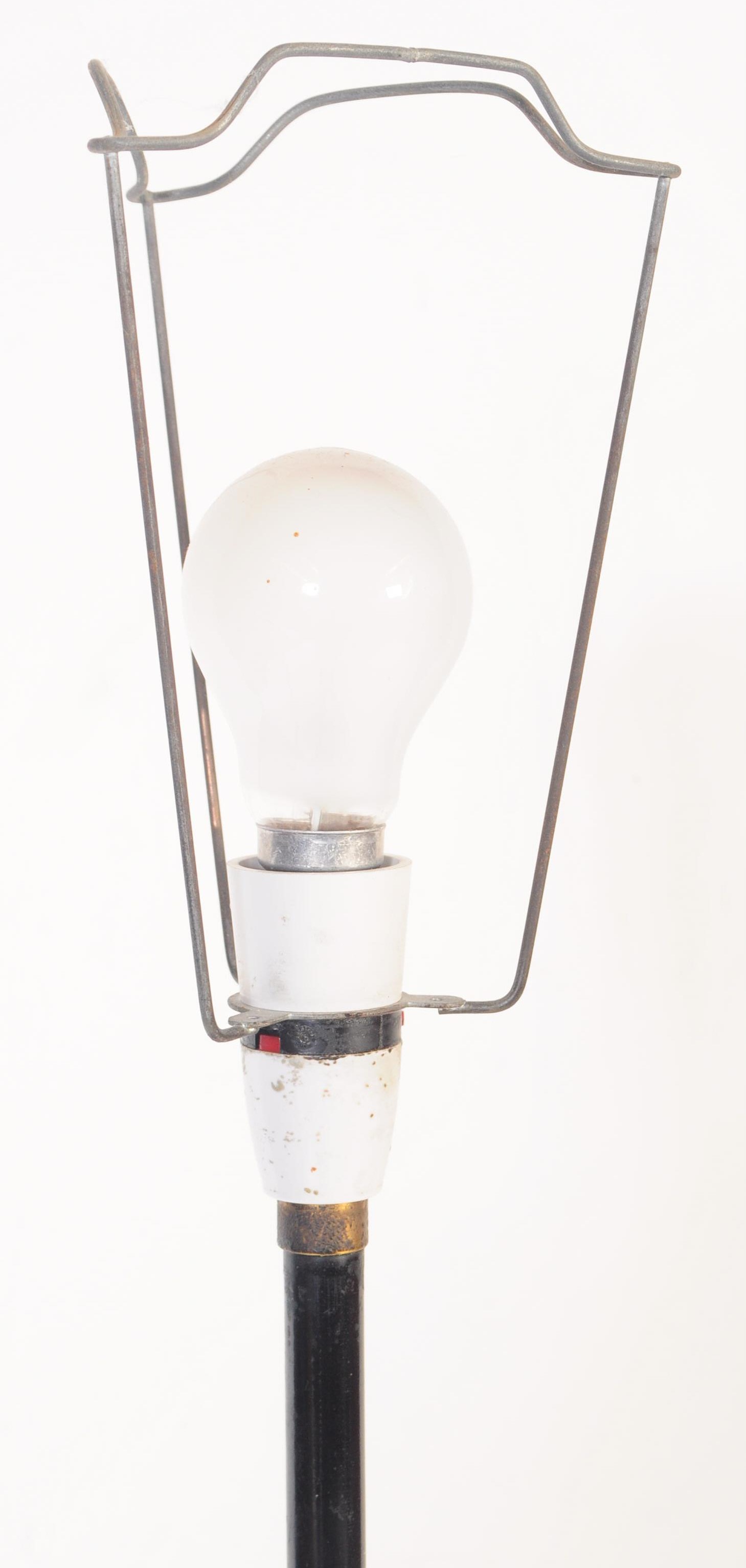 MID CENTURY TEAK WOOD / METAL STANDARD LAMP - DANISH INSPIRED - Image 2 of 5