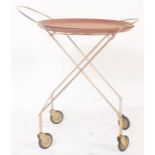 RETRO MID 20TH CENTURY SINGLE TIER SWEDISH COCKTAIL TROLLEY