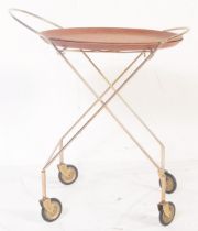 RETRO MID 20TH CENTURY SINGLE TIER SWEDISH COCKTAIL TROLLEY