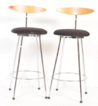 EFFEZETA - MATCHING PAIR OF CONTEMPORARY ITALIAN STOOLS