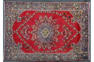 20TH CENTURY PERSIAN ISLAMIC SAROUK FLOOR RUG