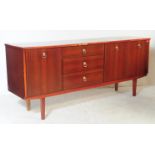 1960S MAHOGANY SIDEBOARD WITH MIRRORED WALL DRINKS CABINET