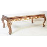 LATER 20TH CENTURY ORNATE ROCOCO DETAILED COFFEE TABLE