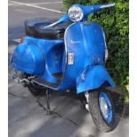 MYX 552X - 1982 VESPA PX125E MOPED / SCOOTER IN BLUE