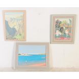 COLLECTION OF THREE LORNA PEIRSON ACRYLIC ON CANVAS PAINTINGS