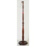 EARLY 20TH CENTURY CIRCA 1920S MAHOGANY FLOOR STANDING LAMP