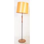 MID CENTURY TEAK WOOD / METAL STANDARD LAMP - DANISH INSPIRED