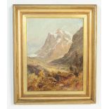 19TH CENTURY ENGLISH SCHOOL SCOTTISH MOUNTAIN SCENE