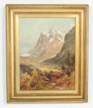 19TH CENTURY ENGLISH SCHOOL SCOTTISH MOUNTAIN SCENE