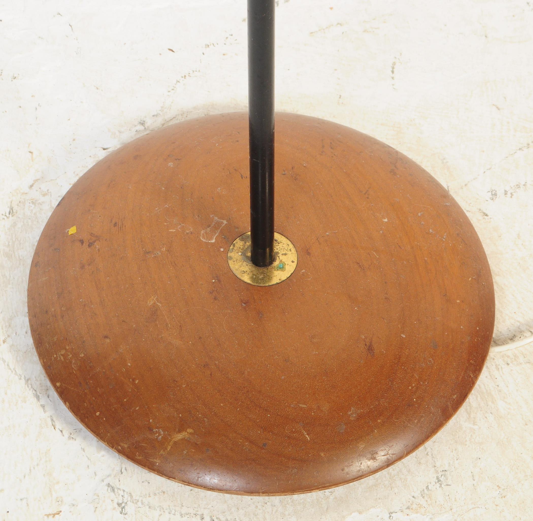 MID CENTURY TEAK WOOD / METAL STANDARD LAMP - DANISH INSPIRED - Image 4 of 5