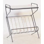 VINTAGE 1960S FORMICA TOPPED MAGAZINE RACK / COFFEE TABLE